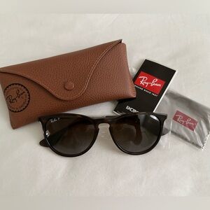 Ray Ban Erika Polarized Women’s Sunglasses Havana Brown Gradient Lenses